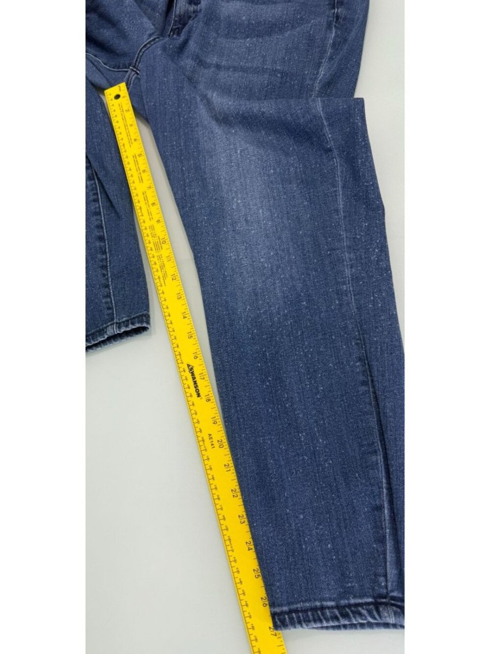 Judy Blue Jeans 16W Splattered Mineral Wash Relaxed Fit Jeans Speckle JB88226 - Picture 8 of 12